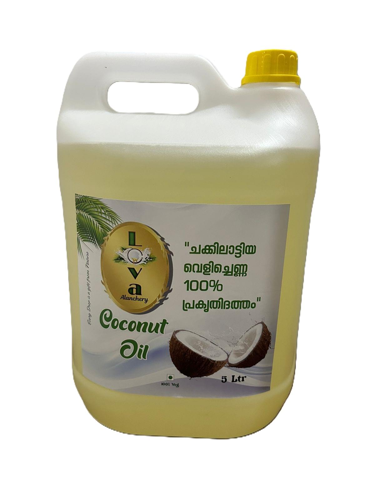 LOVA COLD  PRESSED COCONUT OIL-5Ltr Can